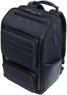 Рюкзак мужской Piquadro Oberon CA7279W150/BLU синий нейлон/натур.кожа