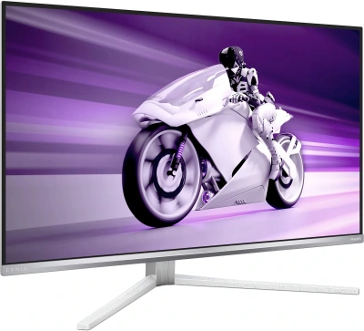 Монитор Philips 31.5" Evnia 8000 32M2N8800 белый QD OLED LED 16:9 HDMI M/M матовая HAS Piv 1500000:1 1000cd 178гр/178гр 3840x2160 240Hz G-Sync DP Quad 4K (2160p) USB 9.65кг