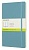 Блокнот Moleskine CLASSIC SOFT QP618B35 Large 130х210мм 192стр. нелинованный мягкая обложка голубой