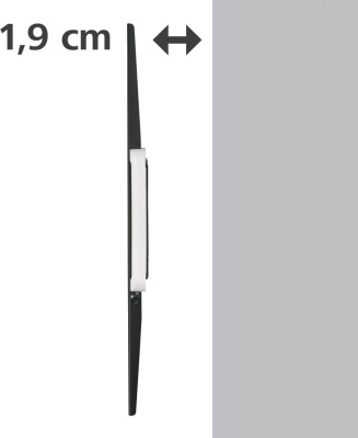 Кронштейн для телевизора Hama H-118632 черный 10"-47" макс.25кг настенный фиксированный