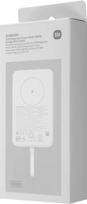Мобильный аккумулятор Xiaomi Magnetic BHR9822GL 10000mAh QC3.0/PD2.2 33W 3A USB-A/USB-C белый