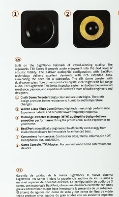 Колонки Creative GigaWorks T40 series II 2.0 черный 32Вт