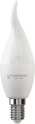 Лампа светодиодная Thomson TH-B2028 8Вт цок.:E14 свеча 220B св.свеч.бел.нейт. Tail Candle