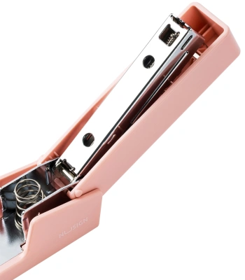 Степлер Deli ENS084 PINK Nusign 24/6 26/6 (20листов) розовый 100скоб металл/пластик коробка