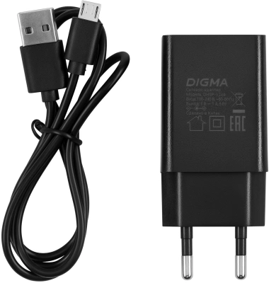 Сплиттер аудио-видео Digma DHSP-v2x4 HDMI (f)/4xHDMI (f) черный