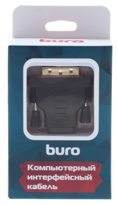 Адаптер Buro DVI-D (m) HDMI (f) (BHP RET ADA_HDMI-DVI) черный