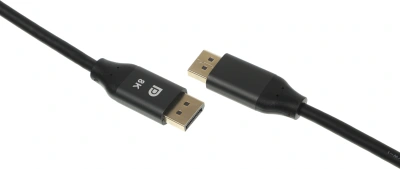 Кабель аудио-видео Cactus CS-DP-DP-1.4-2 DisplayPort (m)/DisplayPort (m) 2м. позолоч.конт. черный