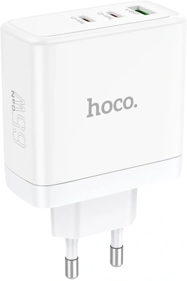 Сетевое зар./устр. Hoco N30 Glory 25W 3.25A+3A+1.5A (PD+QC) универсальное белый (84155)