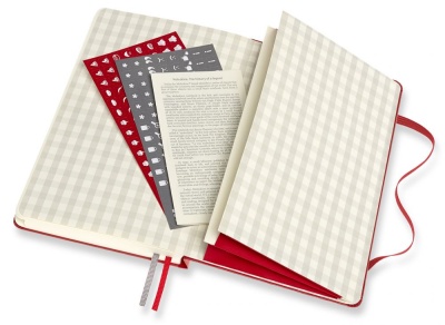Блокнот Moleskine PASSION RECIPE PASRECP Large 130х210мм 400стр. подар.кор. красный