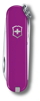 Нож перочинный Victorinox Classic SD Tasty Grape (0.6223.52G) 58мм 7функц. подар.коробка