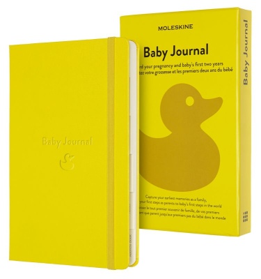 Блокнот Moleskine PASSION BABY PASBABY Large 130х210мм 400стр. подар.кор. желтый
