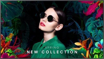 Панель Samsung 65" QM65C черный VA LED 16:9 DVI HDMI M/M матовая 4000:1 500cd 178гр/178гр 3840x2160 DP RCA Да 4K USB 24.9кг