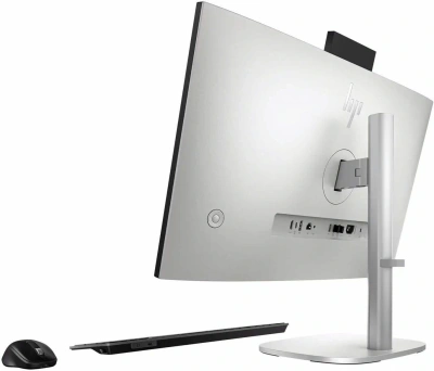 Моноблок HP EliteStudio 8 G1i 27" QHD Core Ultra 7 265 (2.4) 32Gb SSD1Tb RTX5060 8000Mb без ОС GbitEth WiFi BT клавиатура мышь Cam серебристый 2560x1440
