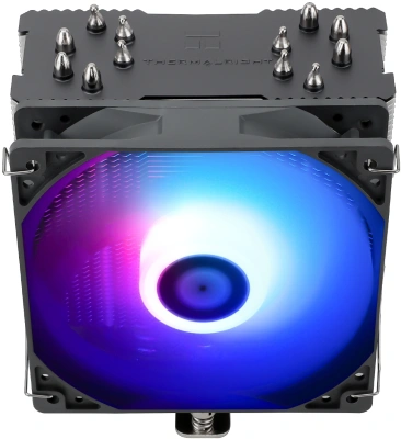 Устройство охлаждения(кулер) Thermalright Burst Assassin 120 ARGB Soc-AM5/AM4/1200/1700/1851 серебристый/черный 4-pin 25.6dB Al+Cu 510gr Ret (BA120-ARGB)