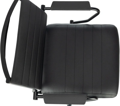 Кресло Бюрократ CH Balance-Low SL PU Line черный экокожа низк.спин. крестов. металл хром