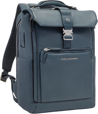 Рюкзак мужской Piquadro Tebe CA7158W144/BLU синий натур.кожа