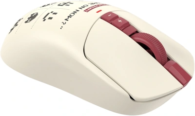 Мышь A4Tech Bloody R72 Ultra Duo белый/красный оптическая 20000dpi беспров. USB/USB-C 7but (R72 ULTRA DUO PIXELS RED)