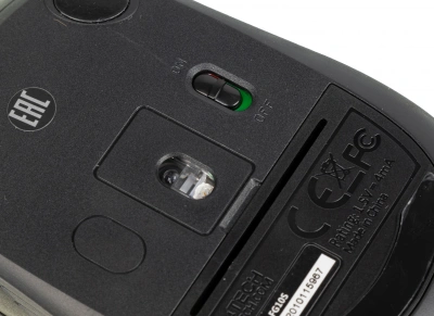 Мышь A4Tech Fstyler FG10S черный/серый оптическая 2000dpi silent беспров. USB для ноутбука 4but (FG10S GREY)