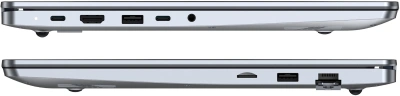 Ноутбук Tecno MegaBook K15SFA Ryzen 5 7535HS 8Gb SSD512Gb AMD Radeon 660M 15.6" IPS FHD (1920x1080) Windows 11 Home silver WiFi BT Cam 6060mAh (71005000541)