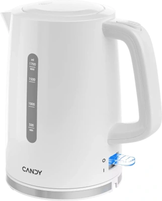 Чайник электрический Candy QA00A1M00RU 1.7л. 2200Вт белый корпус: пластик