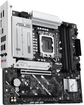 Материнская плата Asus PRIME B860M-A WIFI Soc-1851 Intel B860 4xDDR5 mATX AC`97 8ch(7.1) 2.5Gg RAID+HDMI+DP