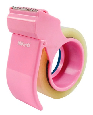 Диспенсер для клейкой ленты Kw-Trio 03328-PINK шир.50мм дл.54м