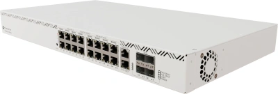 Коммутатор MikroTik CRS320-8P-8B-4S+RM (L3) 16x1Гбит/с 4xКомбо(10GBase-T/SFP+) 4SFP+ 16PoE 963W управляемый