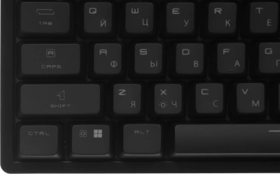 Клавиатура MSI GK320 механическая черный USB Multimedia for gamer LED (S11-04RU259-HH9) кабель 1.6м