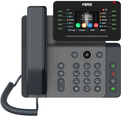 Телефон IP Fanvil V65 черный