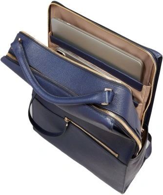 Рюкзак женский Piquadro Patricia CA6839W140BM/BLU темно-синий натур.кожа