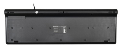 Клавиатура Оклик 480M черный/серый USB slim Multimedia (1067199) кабель 1.5м