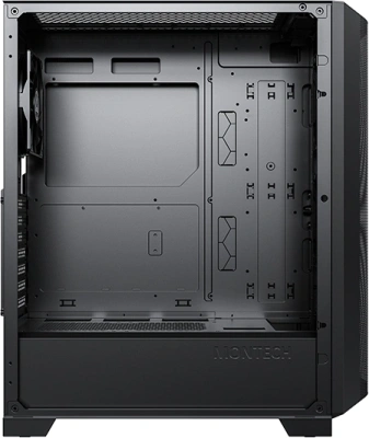 Корпус Montech Sky One Lite черный без БП ATX 5x120mm 5x140mm 2xUSB3.0 audio bott PSU