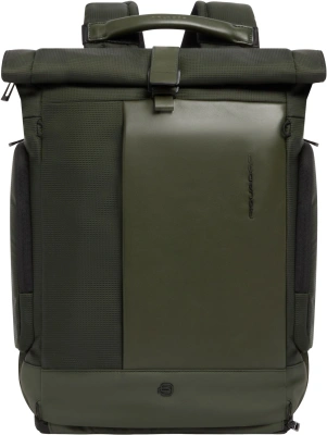 Рюкзак Piquadro Sync CA7190W145/VE хаки натур.кожа/нейлон