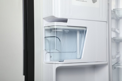 Холодильник Hitachi R-W660PUC7 GBK 2-хкамерн. черный стекло инвертер