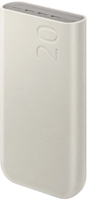 Мобильный аккумулятор Samsung EB-P4520 20000mAh PD3.0 45W 4A 3xUSB-C бежевый (EB-P4520XUEGRU)