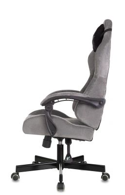 Кресло игровое Knight Terminator серый Light-19 крестов. металл