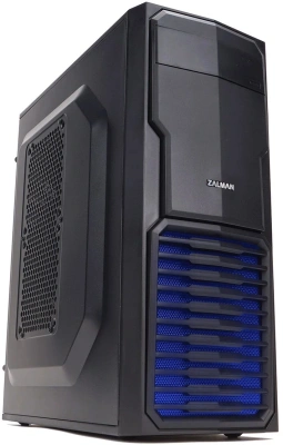 Корпус Zalman ZM-T4 Plus черный без БП mATX 6x120mm 1x140mm 1xUSB2.0 2xUSB3.0 audio bott PSU