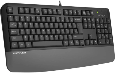 Клавиатура A4Tech Fstyler FK20 серый USB Multimedia (подставка для запястий) (FK20) кабель 1.5м
