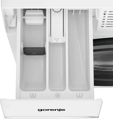 Стиральная машина Gorenje WDG2P854A3C2/C класс: A загр.фронтальная макс.:8кг (с сушкой) белый инвертор