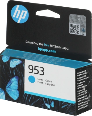 Картридж струйный HP 953 F6U12AE голубой (700стр.) для HP OJP 8710/8715/8720/8730/8210/8725