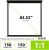 Экран Cactus 84" 150x150см Triscreen CS-PST-150x150 1:1 напольный рулонный черный Экран Cactus 84" 150x150см Triscreen CS-PST-150x150 1:1 напольный рулонный черный