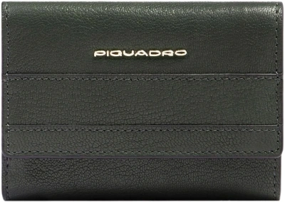 Кошелек женский Piquadro Patricia PD5216W140R/VE зеленый натур.кожа