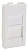 Вставка Panduit CFA1FSAW-X прямая со шторкой 22.5x45 1xMini-Com пвх белый (упак.:10шт)