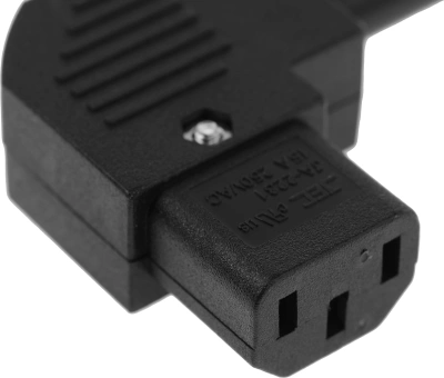 Вилка Lanmaster LAN-IEC-320-C13/90 IEC 60320 C13, 10A, 250V