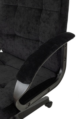 Кресло руководителя Бюрократ CH 002 Fabric черный Light-20 крестов. пластик