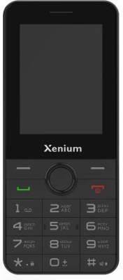 Мобильный телефон XENIUM X240 черный моноблок 2Sim 2.4" 240x320 Nucleus 0.3Mpix GSM900/1800 MP3 FM microSD max32Gb