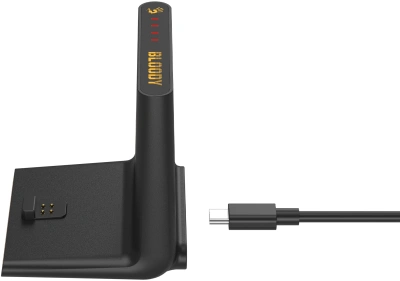 Мышь A4Tech Bloody R72 Ultra Duo Renegade черный оптическая 20000dpi беспров. USB/USB-C 7but