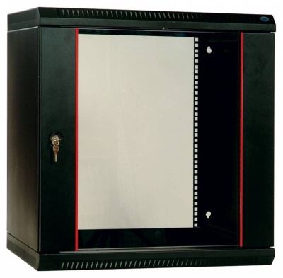 Шкаф коммутационный ЦМО ШРН-ЭКОНОМ (ШРН-Э-12.650) настенный 12U 600x650мм пер.дв.стекл 65кг серый 600мм 23.9кг 180град. 608мм
