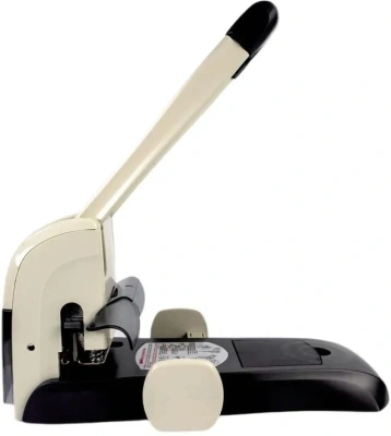 Дырокол Kw-Trio Lever-Tech HD 9556 макс.:200лист. металл серый отв.:2 с линейкой