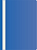 Папка-скоросшиватель Silwerhof Eco SE-PSE20/BLU A4 прозрач.верх.лист пластик синий 0.11/0.13